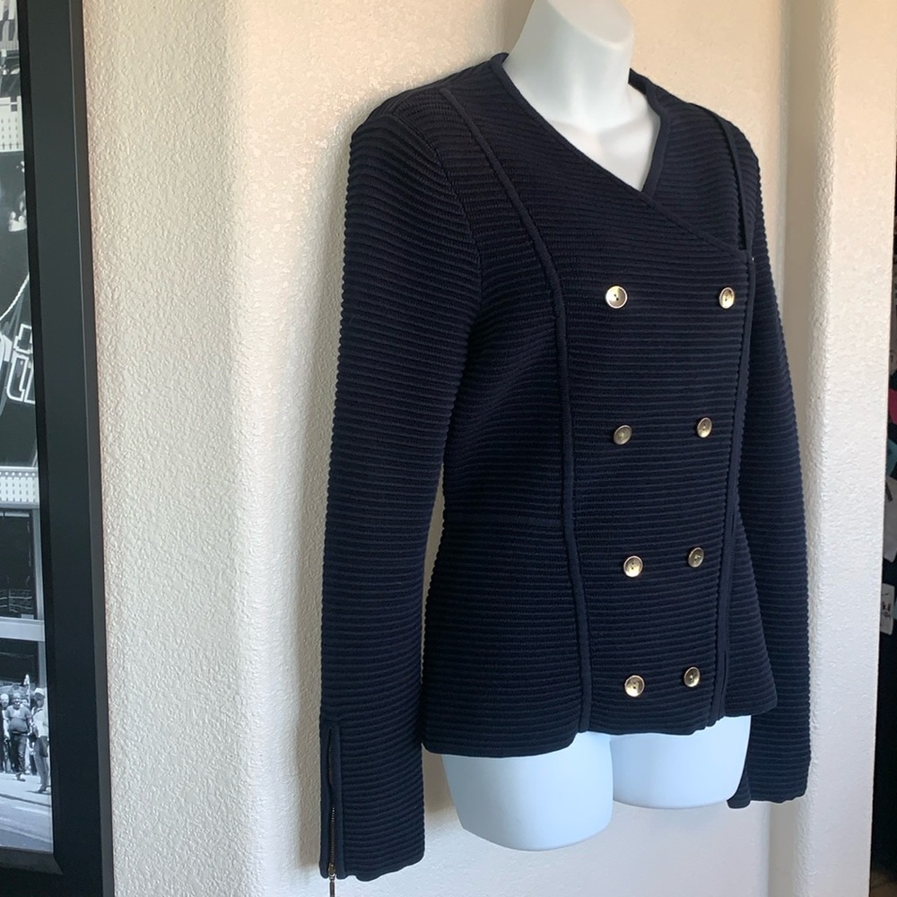 Reiss Navy Double-Breasted Blazer